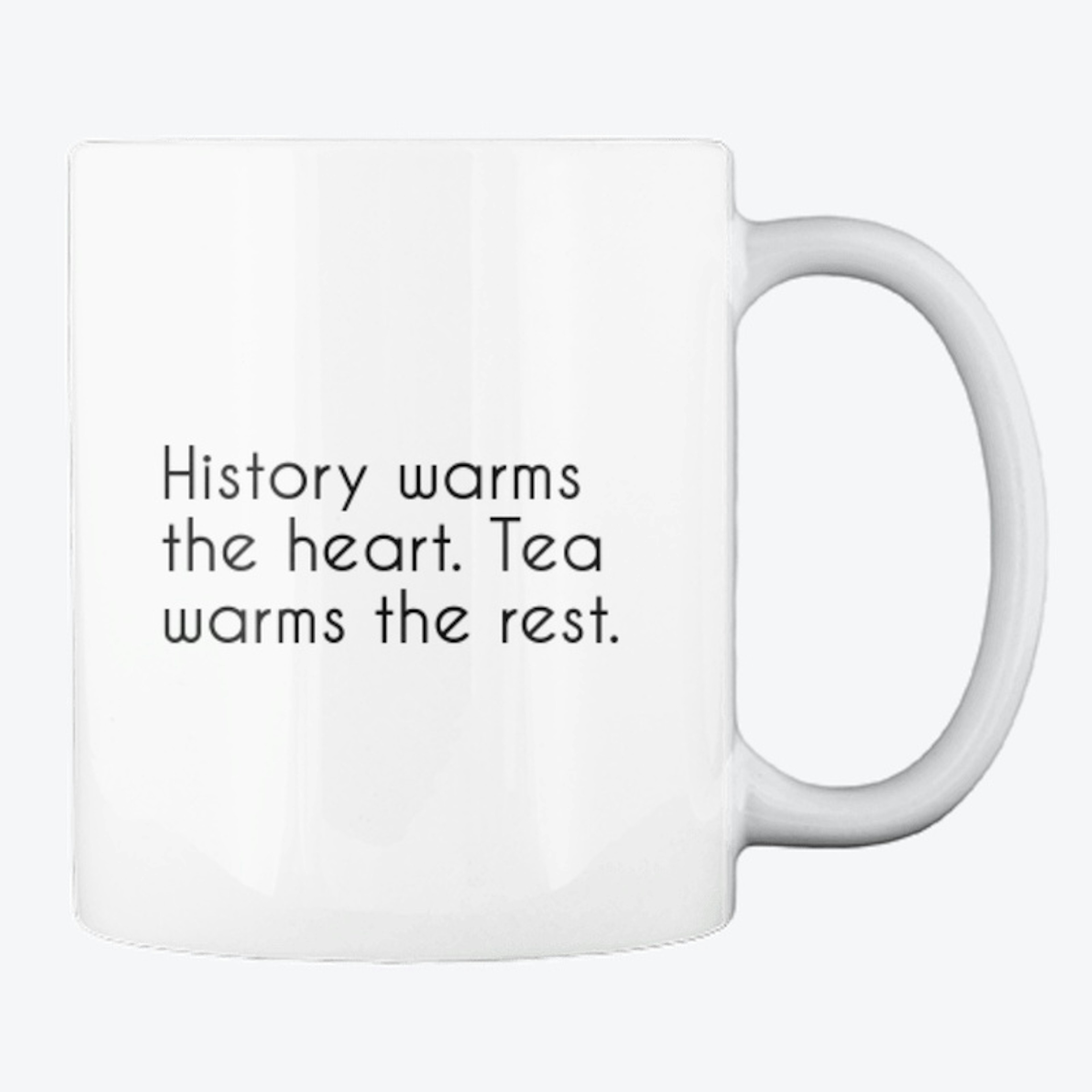 Stay warm! Tea and coffee mug.